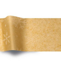 Snowflakes White on Kraft Tissue